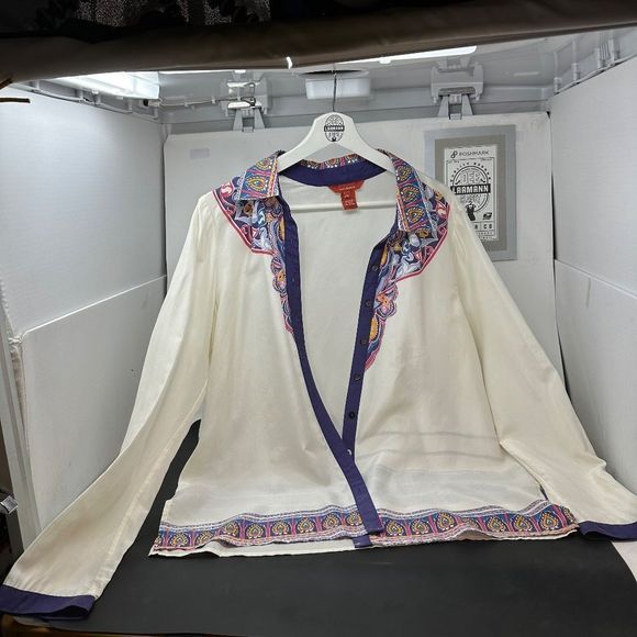 SUNDANCE SILK TOP LONG SLEEVE - Picture 15 of 16